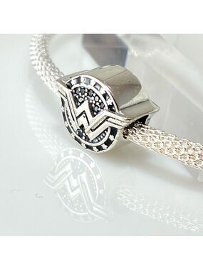 DC Wonder Woman Sterling Silver Charm